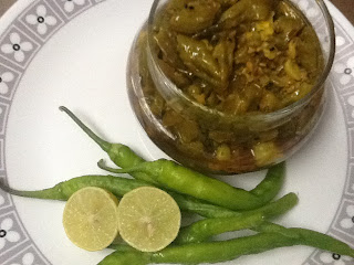 green chilli pickle