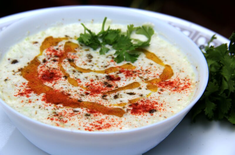 Lauki raita ( bottle gourd curd dip)