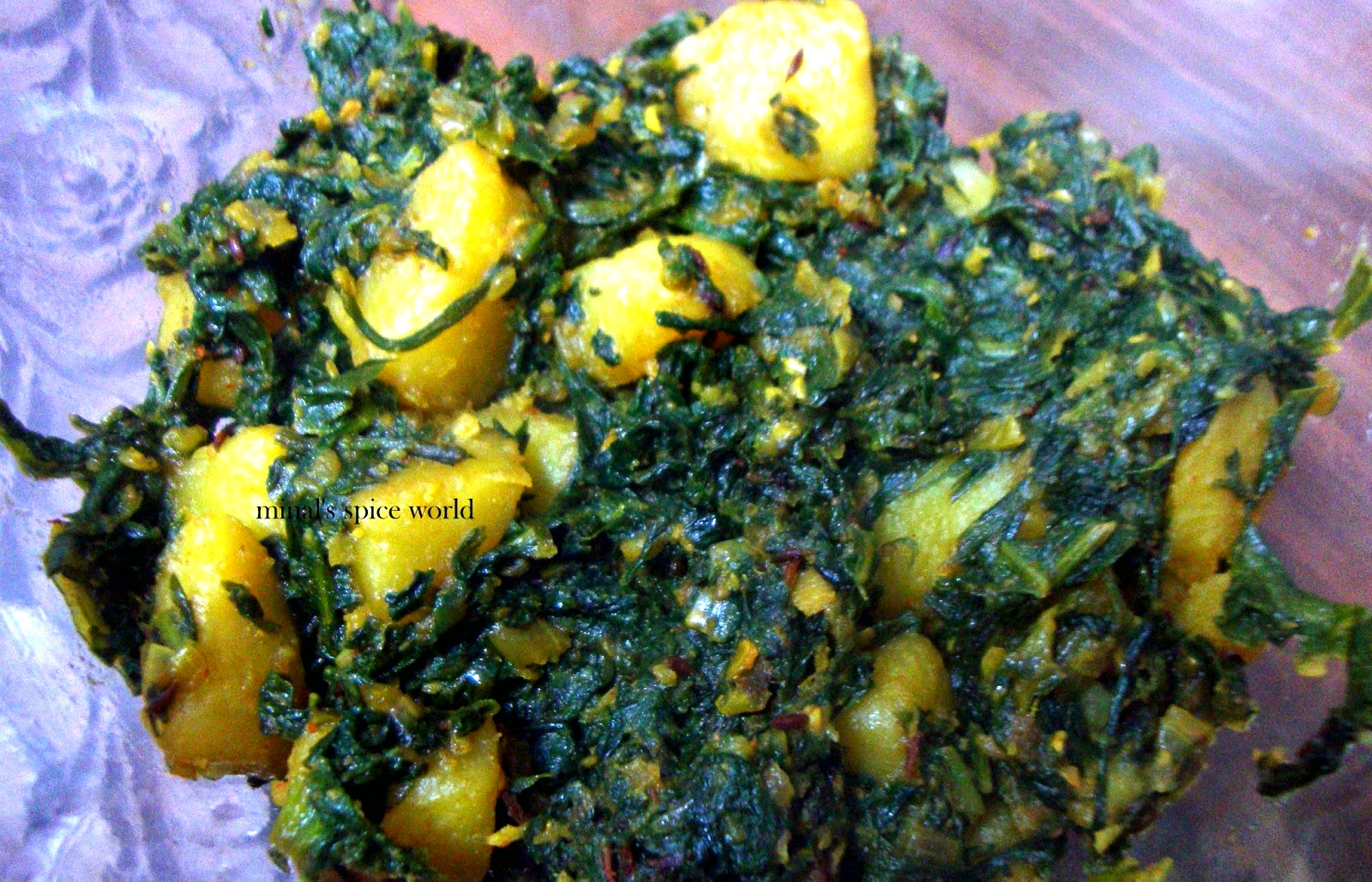 aloo palak