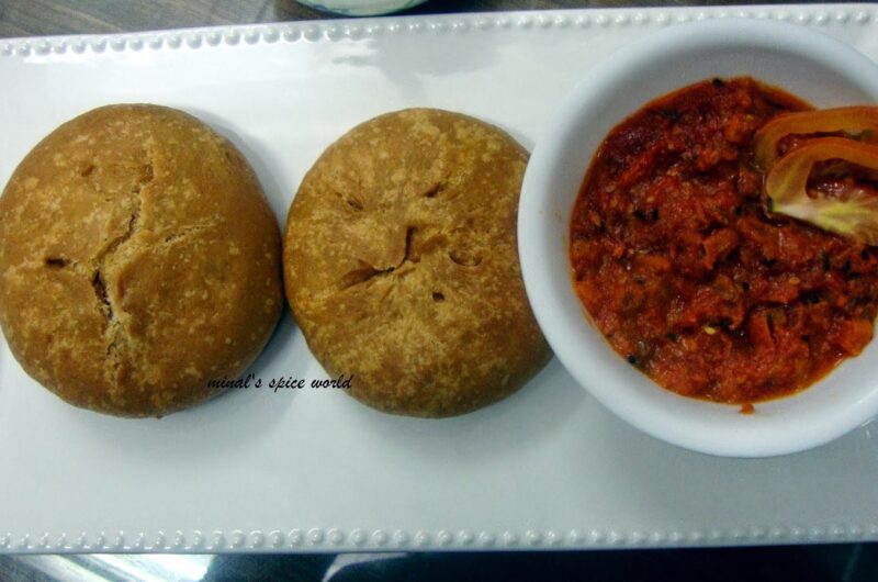 Matar kachori- An Indian Stuffed Bread