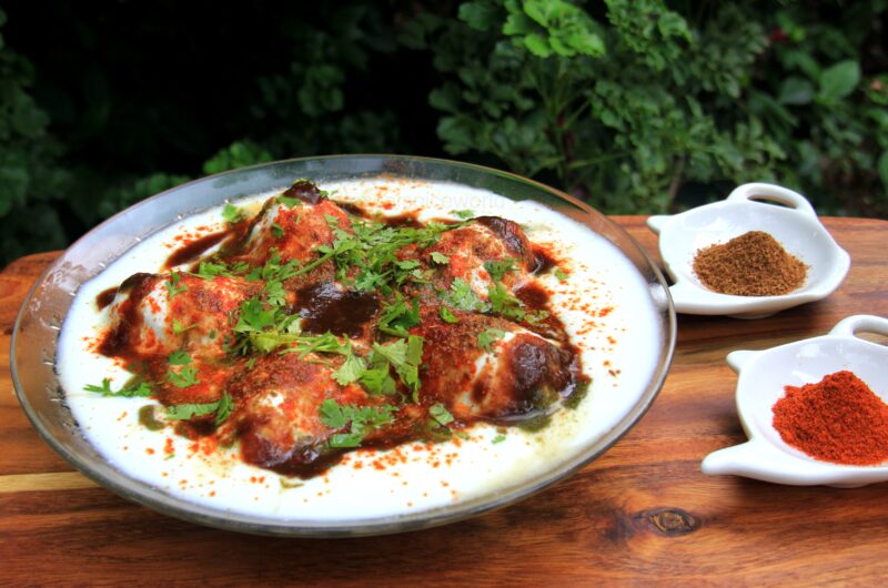 Bread Dahi Vadas | Bread vadas in sweet & sour curd