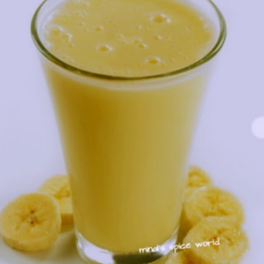 banana milk shake