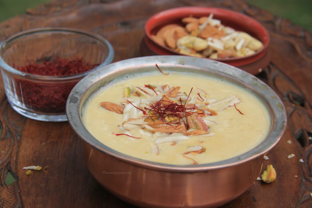 Rice kheer- An Indian Sweet