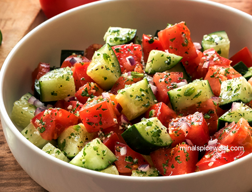 tomato and cucumber salad