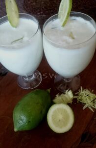 Buttermilk with Gondhoraj lemon