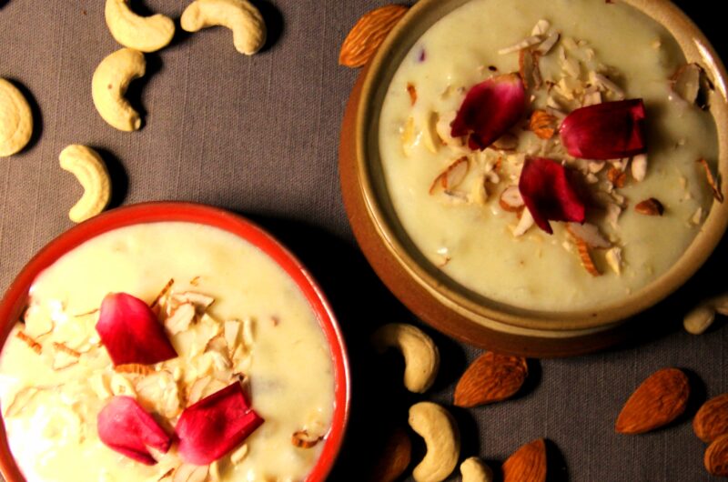 Gulab kheer | Indian Pudding | Prasad recipe