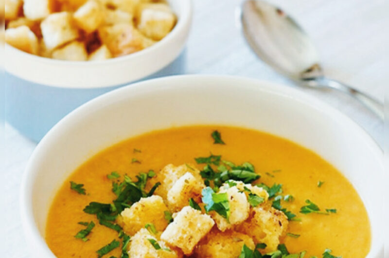 CARROT AND CORIANDER SOUP