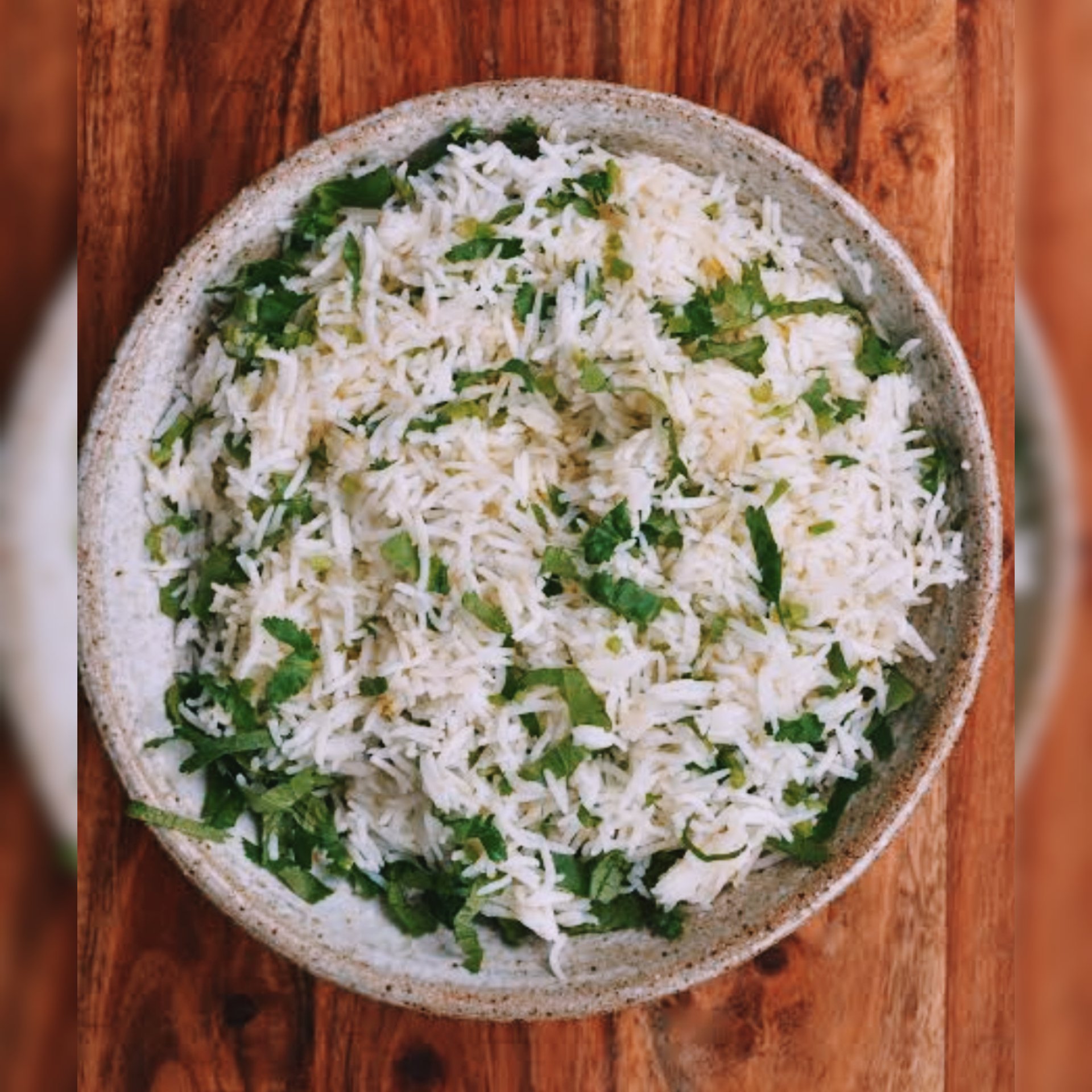 Coriander fried rice